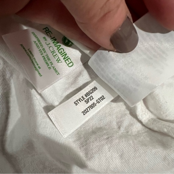 J. Crew Broken-in jersey tiered mini dress - Picture 7 of 9